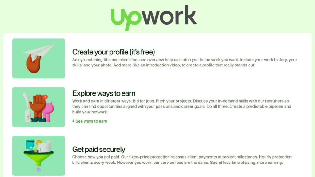 Upwork online earning website