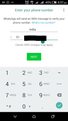 whatsapp par account kaise banaye