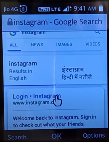 jio phone me instagram chlane ka trika