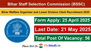 Read more about the article Bihar WO and LDC Recruitment 2025: BSSC Welfare Organiser and Lower Divison Clerk Online Form 2025 जारी, यहाँ से करें अप्लाई